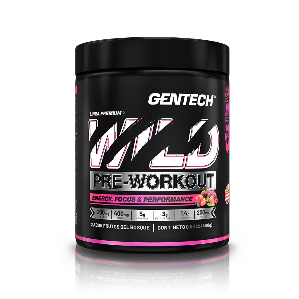 Suplemento Deportivo Pre Workout Wild Gentech 1